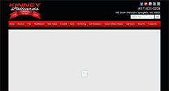 Desktop Screenshot of kinneybilliards.com